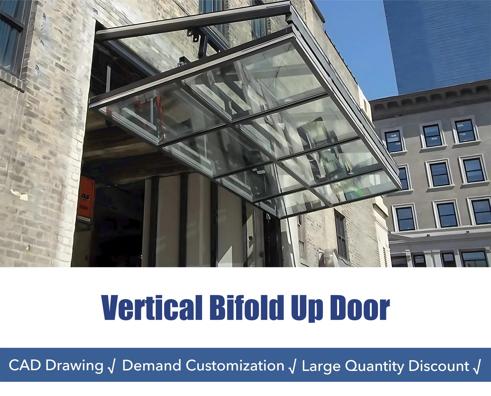 Vertical Bi-Fold up Hangar Door