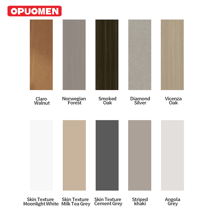 Trackless Wooden Ghost Door Aluminum Alloy Sliding Door Bedroom Kitchen Bathroom Door