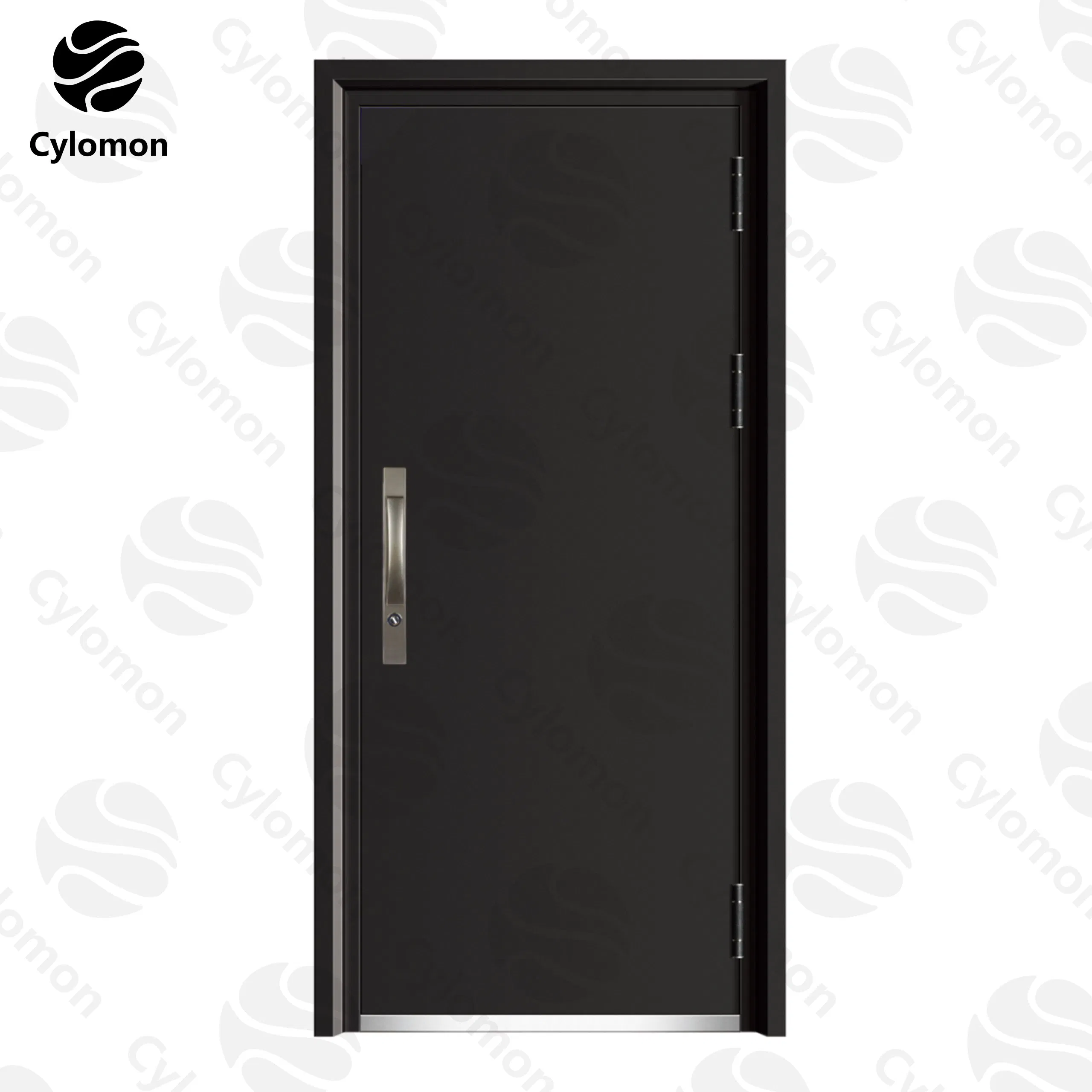Steel Exterior Metal Front Fire Rated Door Stainless Interior Security Front Entrance Double Single Guangdong for African Market Exaggerated Copper Look Secure