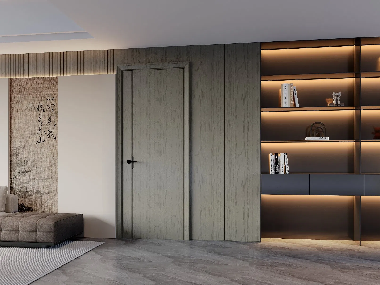 Customizable UPVC Panel Door for Residential and Commercial Use