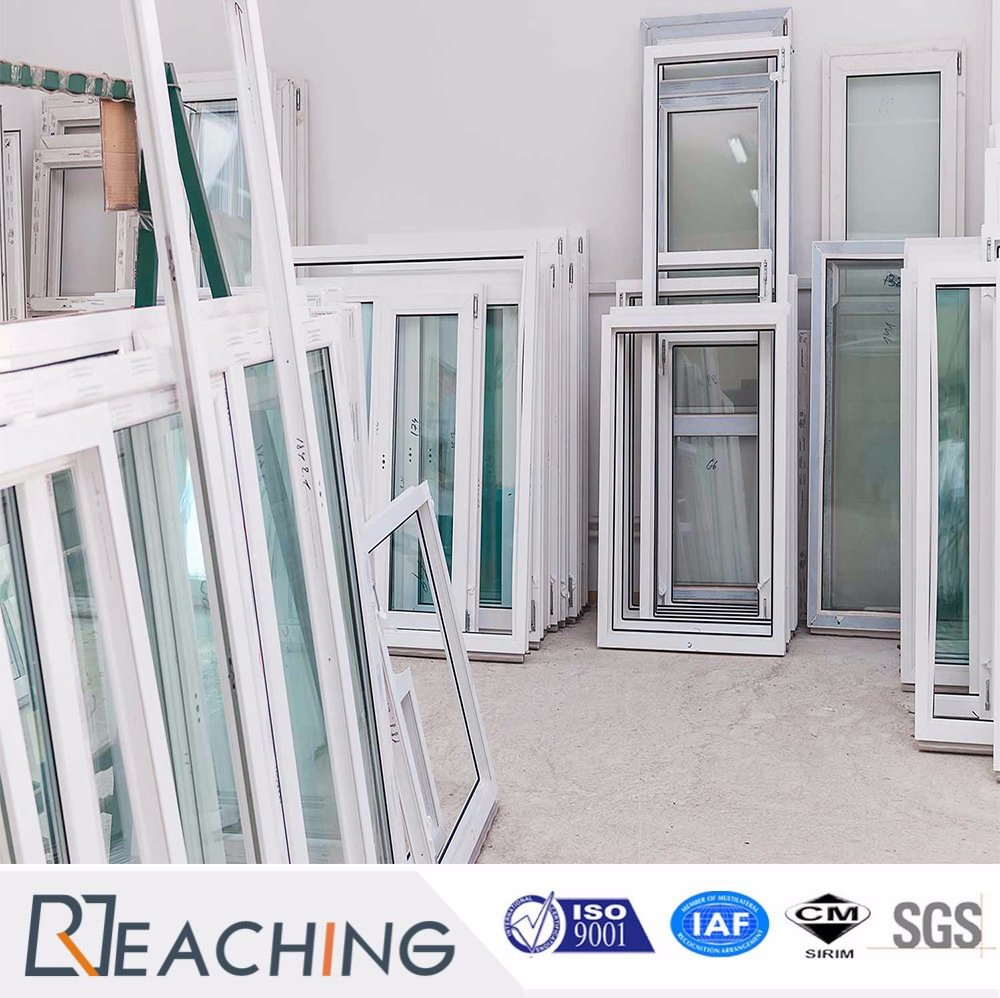 2.5mm Conch UPVC Profile Casement Door / Patio Door/ Vinyl Door for Residential House