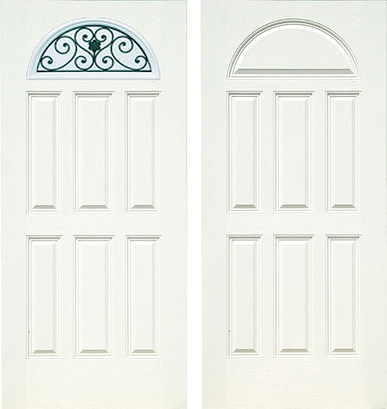 Soundproof Double Leaf Fiberglass Composite Interior Entry Door