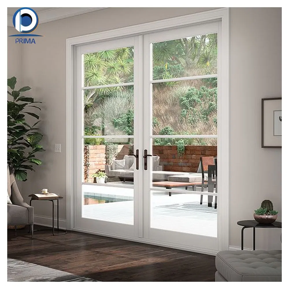 UPVC Door Strong Security System Durable Residential Front Access UPVC Door