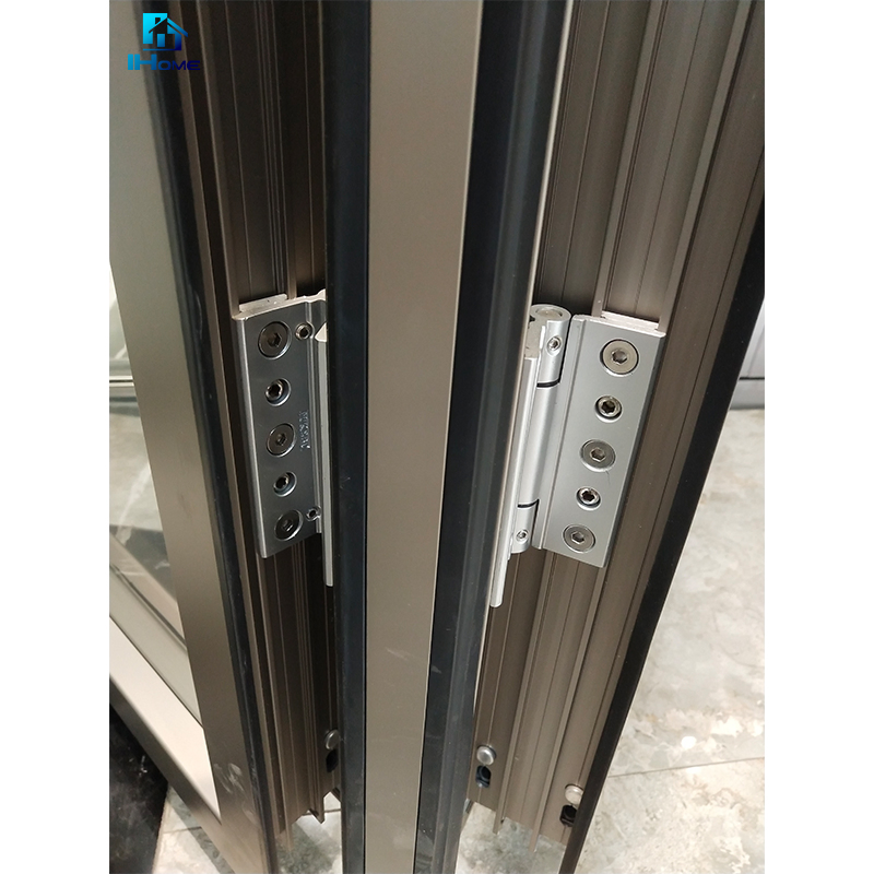 New Design Aluminium Glass Exterior Accordion Folding Aluminum Bifold Patio Door