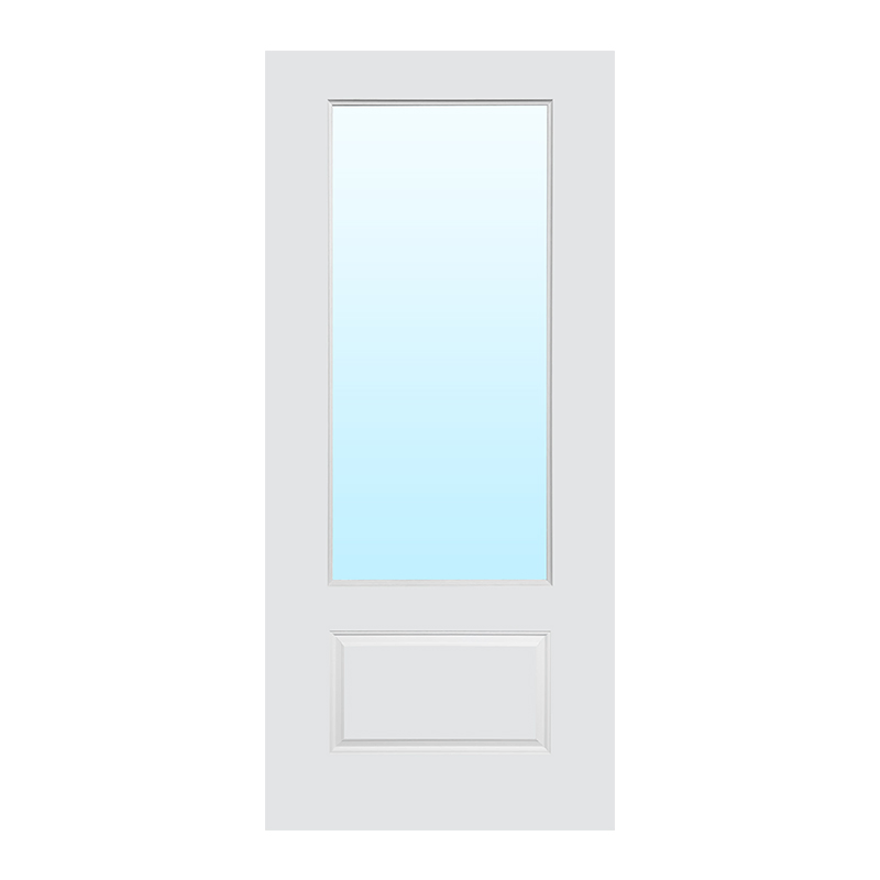 Modern Design Fiberglass Entry Door with Glazing Options