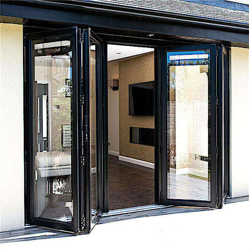 Aluminum Doors Aluminium Bifold Patio Folding Glass Doors Outswing Energy Efficient Bifold Door