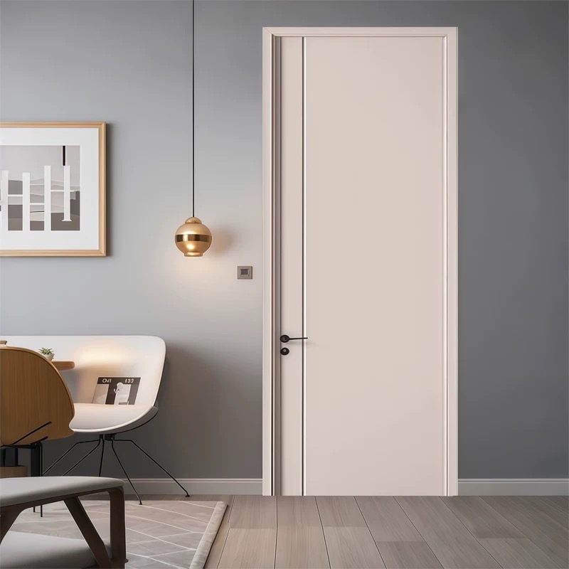 Soundproof Bedroom 45dB Stc/Acoustic Se Durable PVC Doors WPC Edge Banding Door