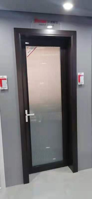 Botswanian Aluminium Alloy Waterproof Open Door, Bathroom Swing Door, Toilet Hinged Door