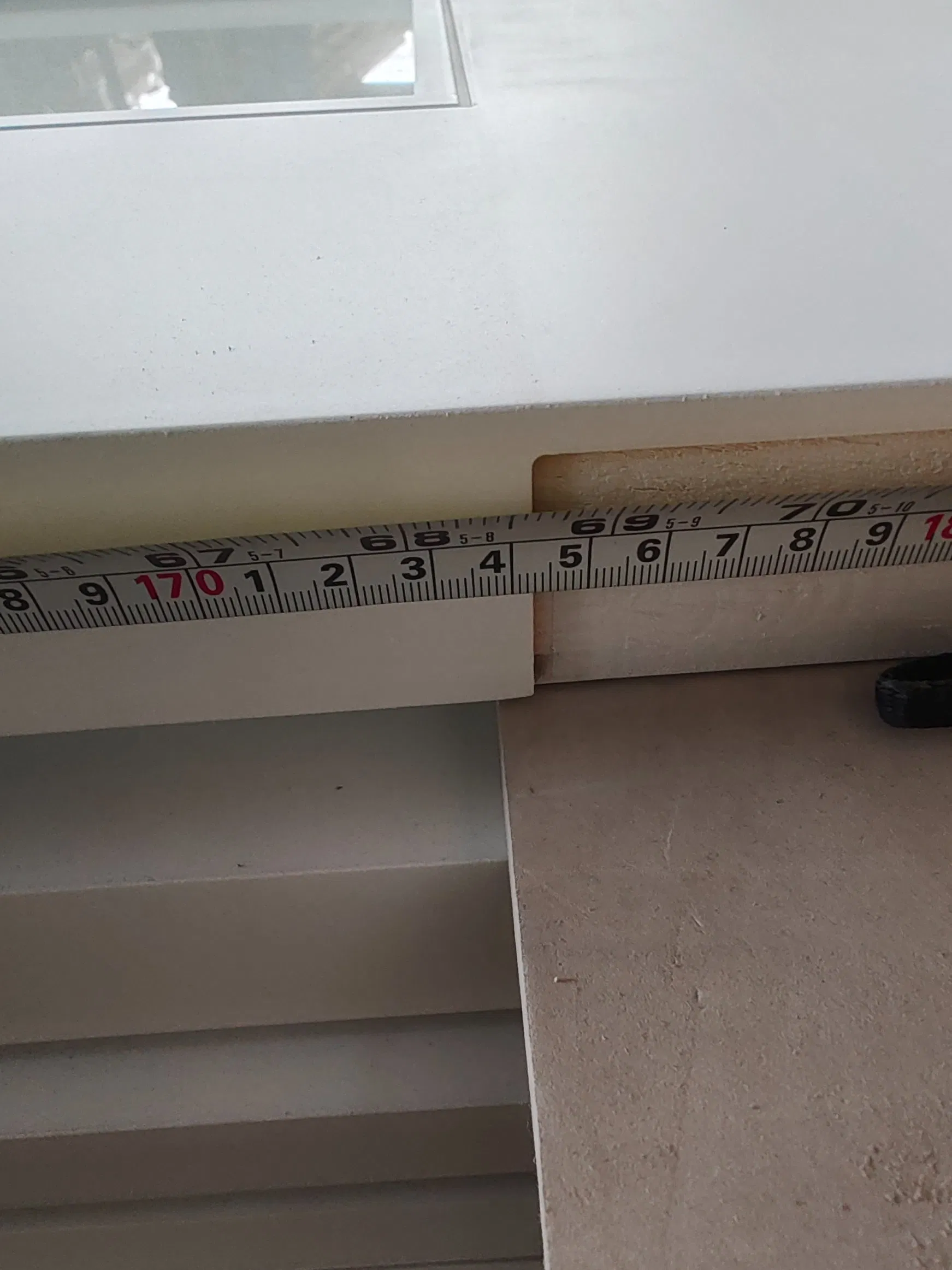 Interior French Door White Primed 1 Panel Glass Wooden Door with Smart Lock Door