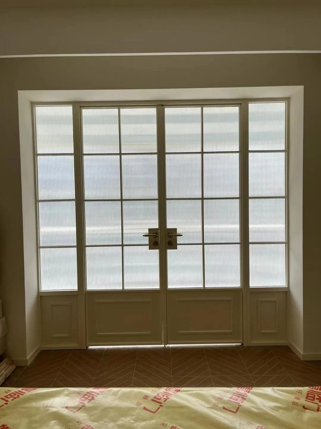 Contemporary Aluminum Alloy French Glass Casement Door Fgm-4012