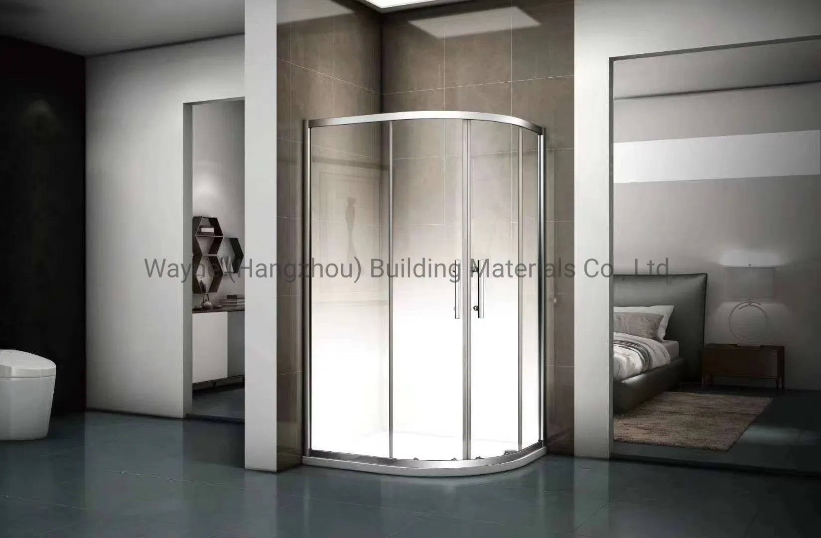 Glass Sliding Barn Door for Home Interior Decoration From China Glass Door Factory