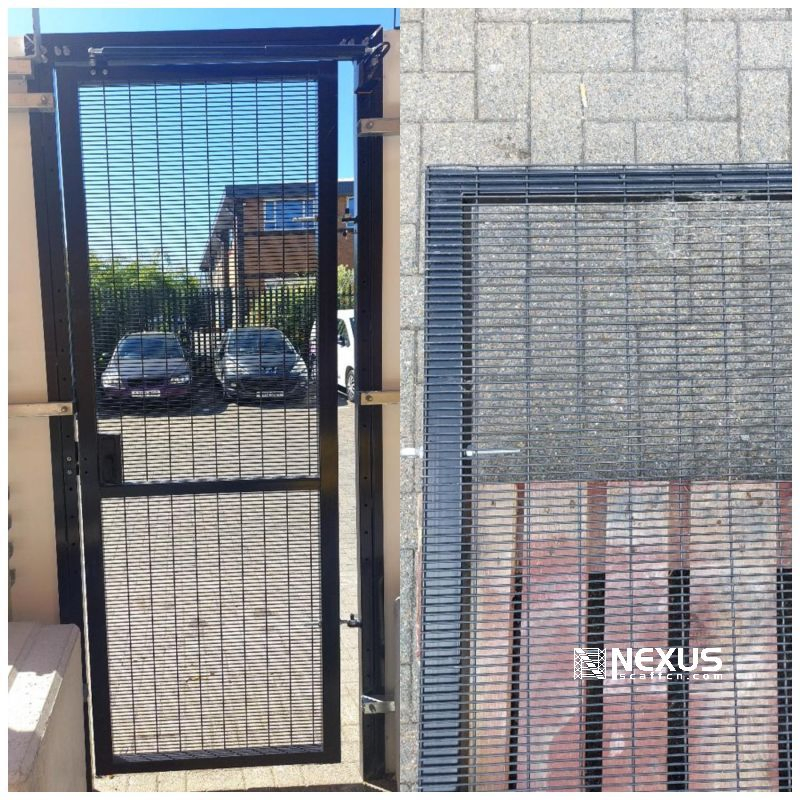 Puertas de seguridad para escuelas primarias, puertas de seguridad con cerraduras horizontales y verticales