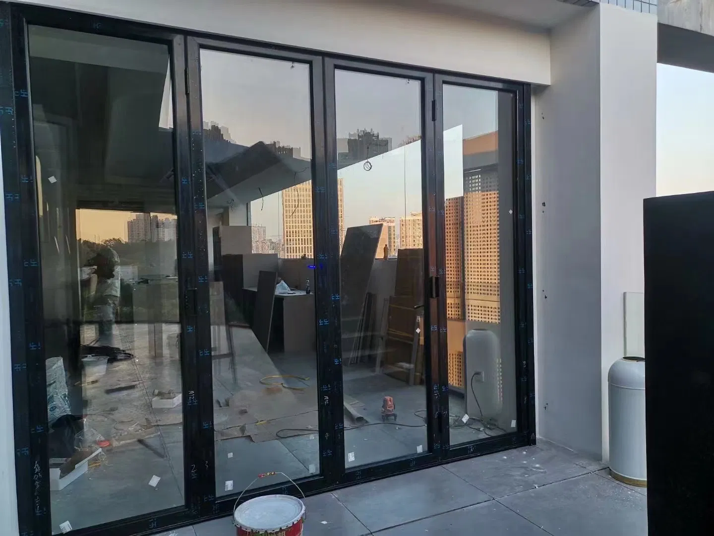 Aluminium Bifold Accordion Custom Size Best Folding Patio Door