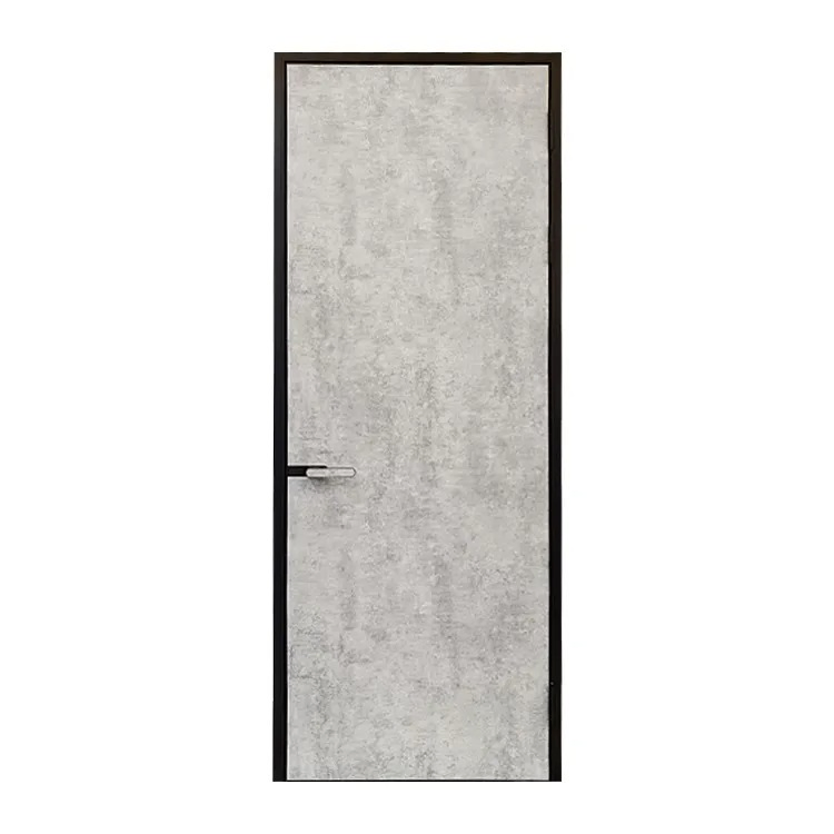 Hotel Room Door Aluminum Wood Composite Door Aluminum Alloy Imitation Wood Door