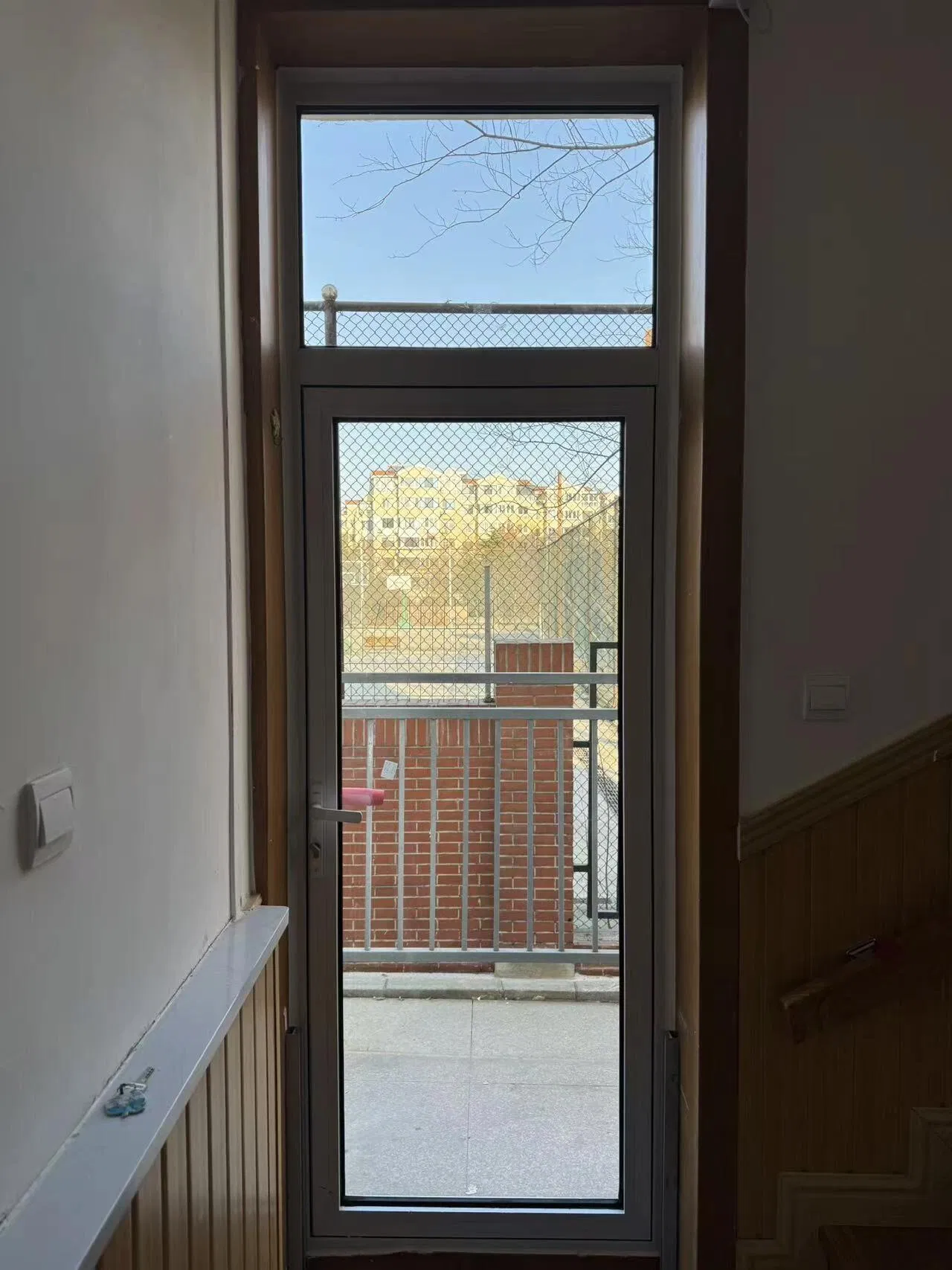 60 Series PVC/UPVC Casement Doors with Double Glazing, Multi-Point Lock &amp; EPDM Seal for Residential Use