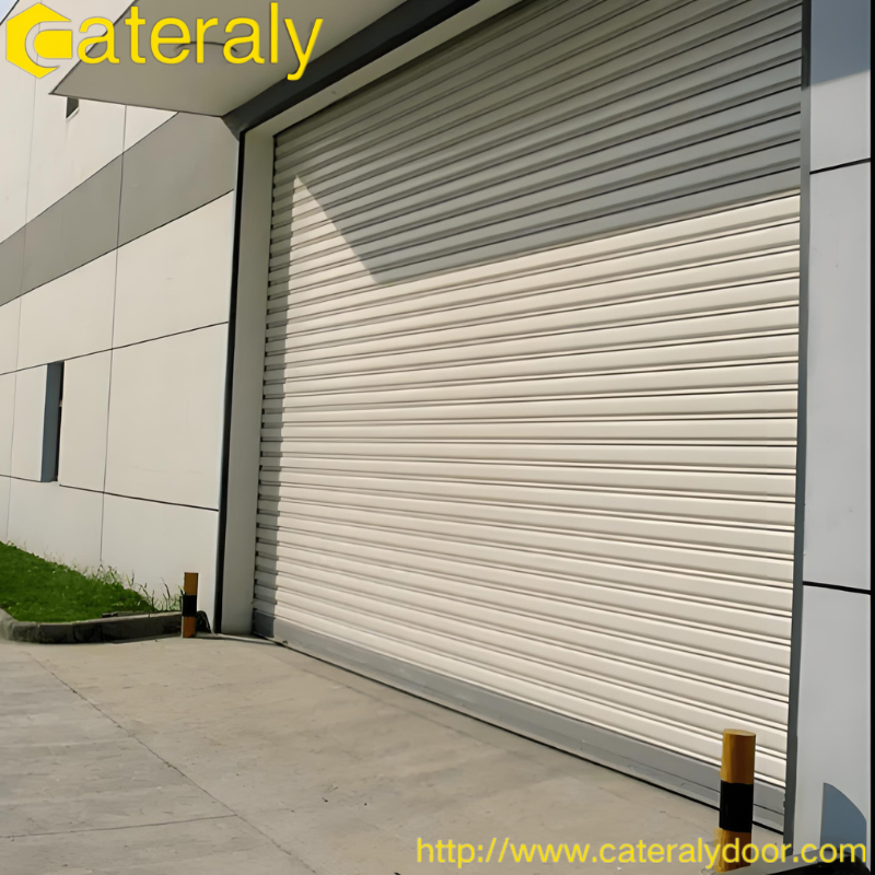 Puerta rodante de acero inoxidable resistente a la intemperie y antirrobo para la seguridad del hogar