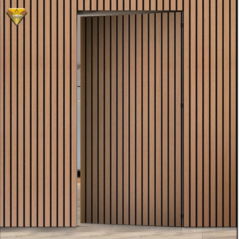 USA Minimalist Style Interior Frameless Wooden Door for Villa Internal Hidden Room Secret Doors Flush Frameless Invisible Door