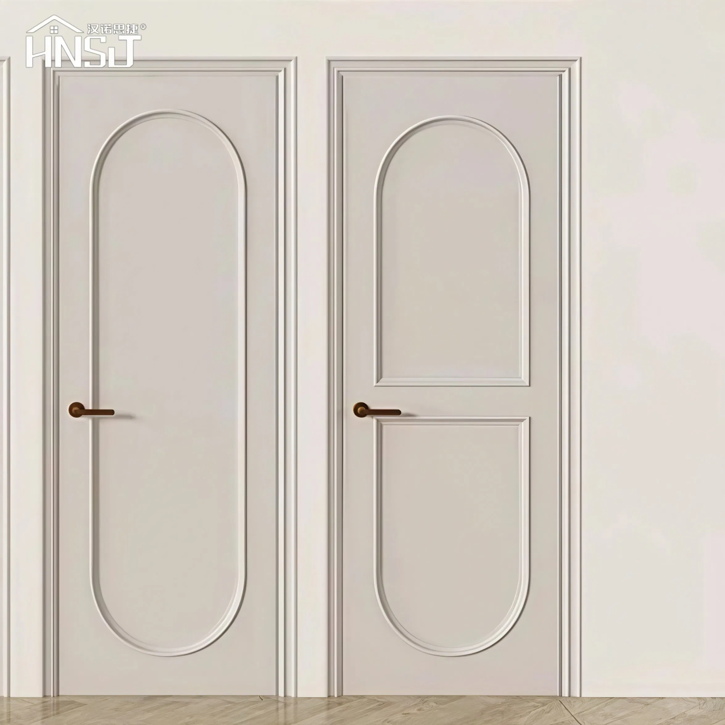 High-Quality MDF Flush Solid Core Acoustic Soundproof Door for Hotels, Apartments, Villas Renovation Composite Paint Door PVC Paint Door