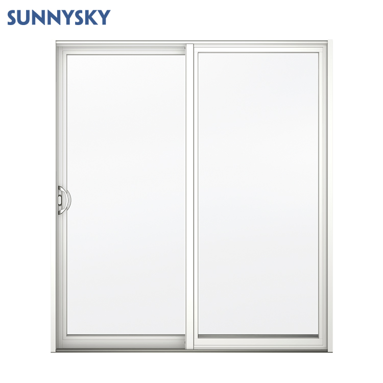 Sunnysky Factory Wholesale Price Australian Standard Aluminum Alloy Sliding French Doors with Double Glass