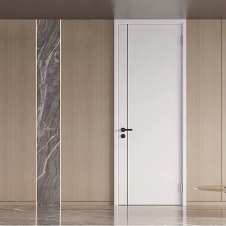 Interior Wood Barn Door with Stainless Steel Track Wood Sliding Door