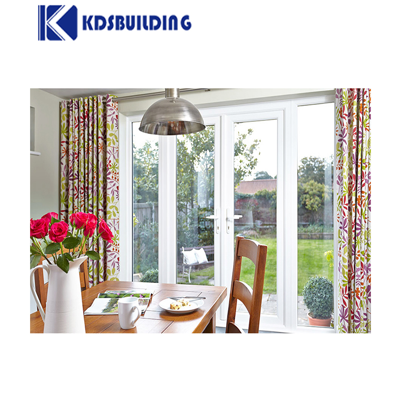 Conch White Vinyl UPVC Custom Size Window Design Double Glazed Residential Apartment Room PVC Casement Sliding Windows Doors