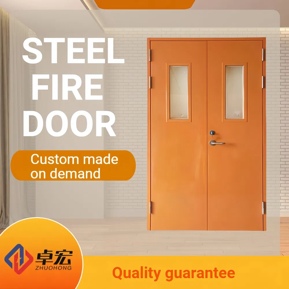 Resistant to Deformation Metal Soundproof Steel Fire Rated Door for Hospital Wards