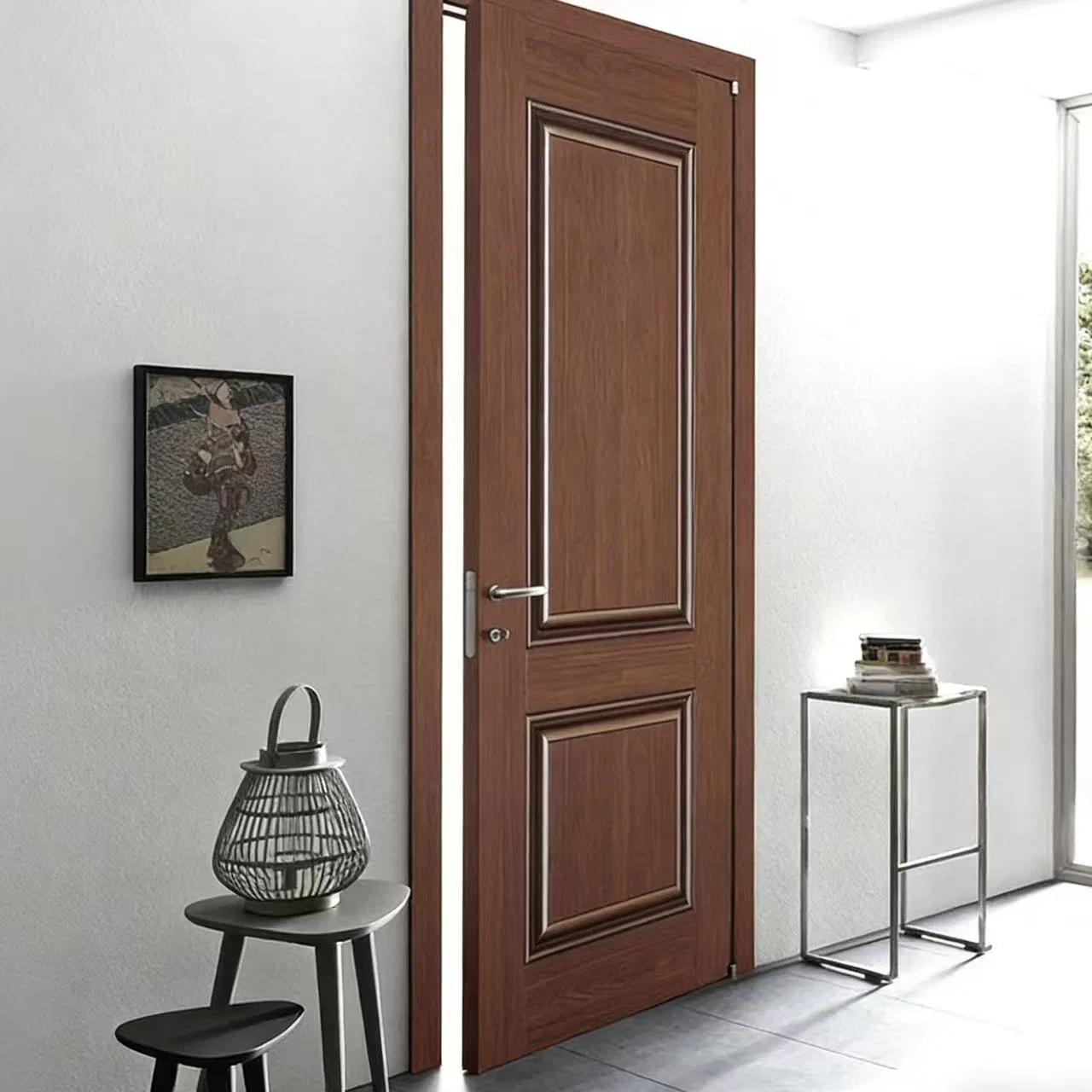 Color-Stable Hardware-Upgraded Acoustic Hygienic Soundproof Door for Premium Public Buildings