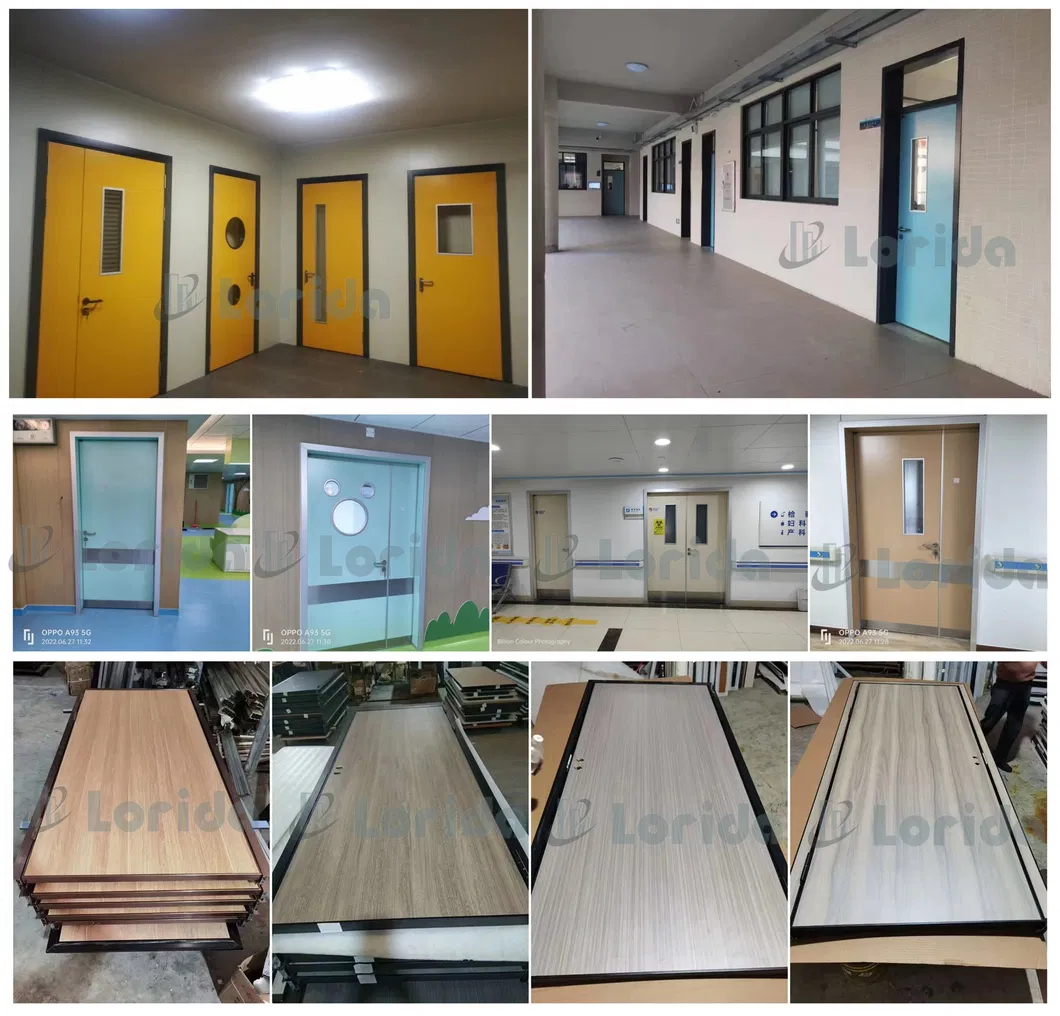 Flush Aluminum Wood Door
