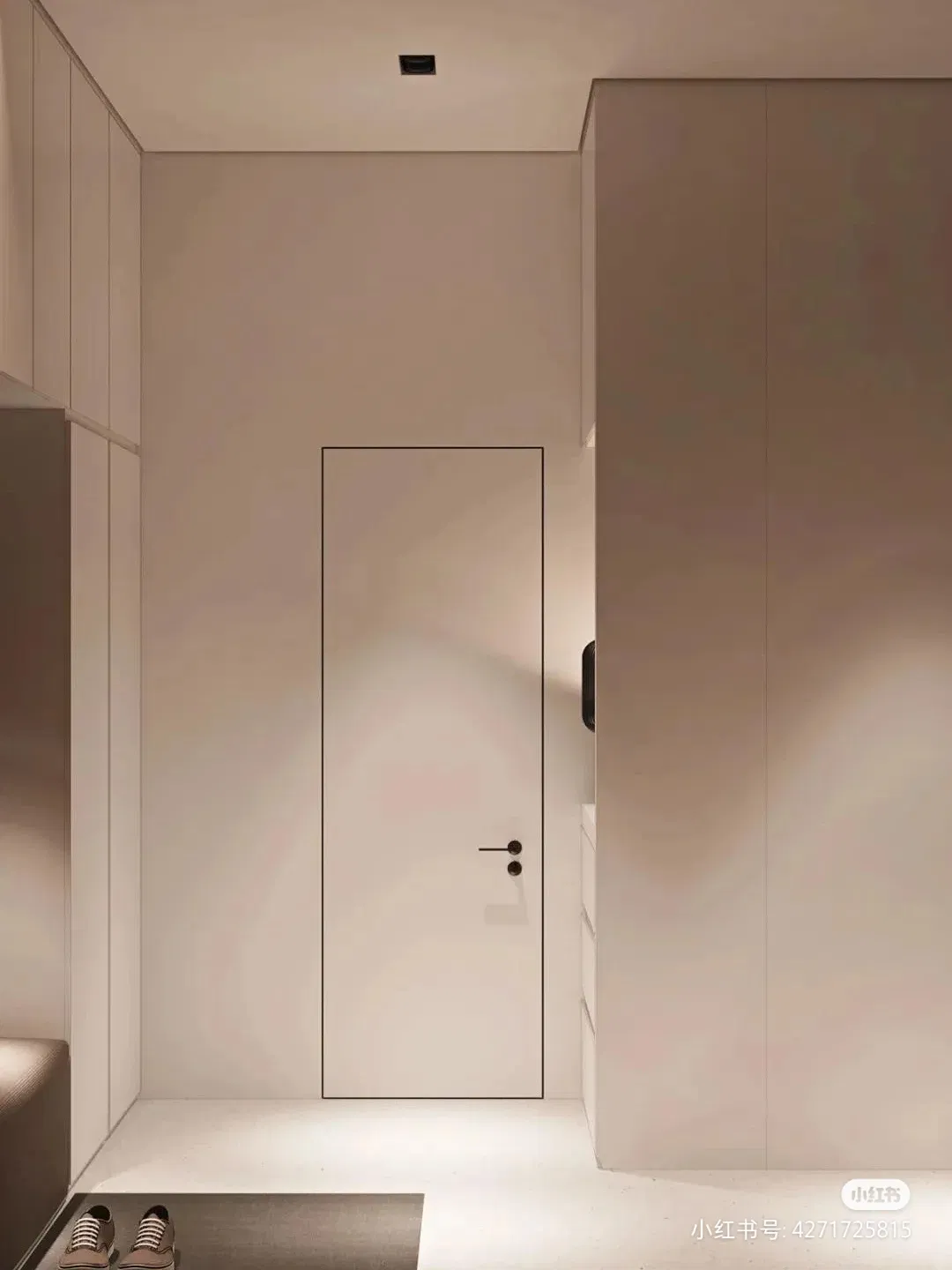 Invisible Wooden Room Door Consealed Secret House Door with Hidden Hinge