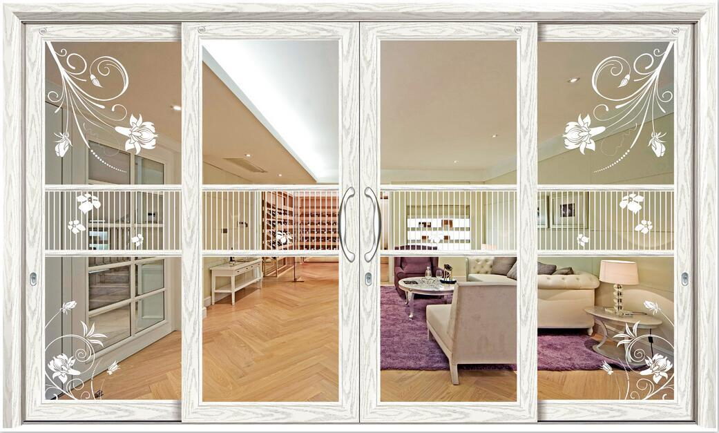 Customized Ex-Factory Price High Quality 88 Series UPVC Sliding Glass Door for Residential House