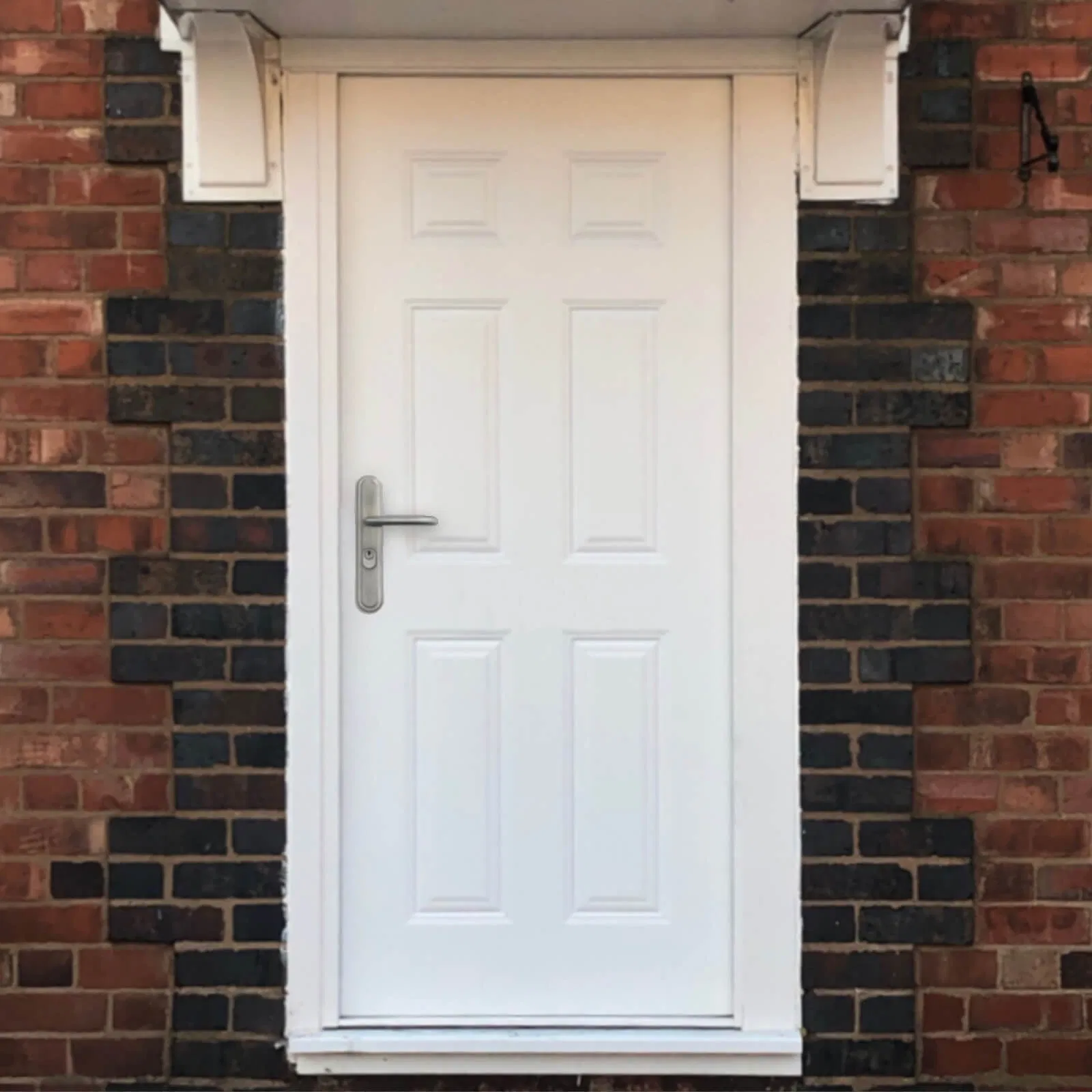 Mejor precio en China puerta de entrada de acero de alta calidad y a prueba de agua, puertas de seguridad de acero para exteriores