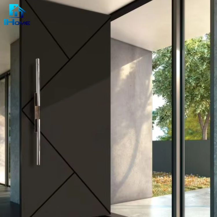 Luxury Design Front Entry Fiber Glass Doors Aluminum Insulated Front Entry Pivot Doors Exterior Door for Villa