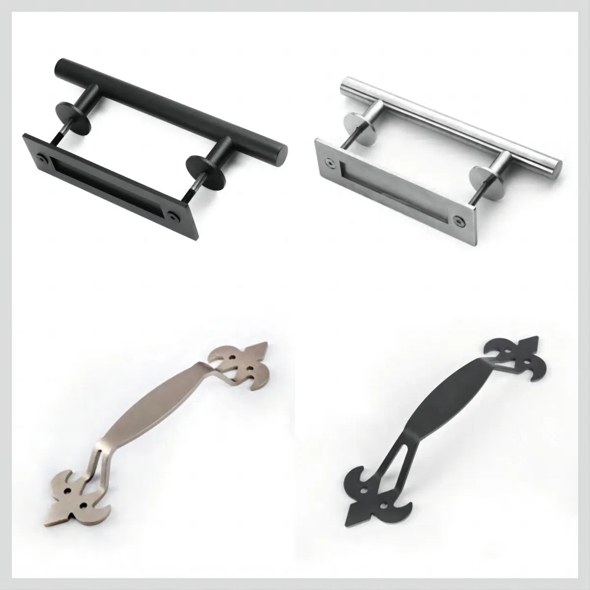 Premium 36X84 Louvered Wood Barn Door with Sliding Hardware