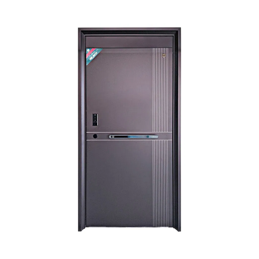 Original Factory Fiberglass Entry Guangdong Stainless Metal Steel Security Door Modern Style Hot-Selling Steel Door