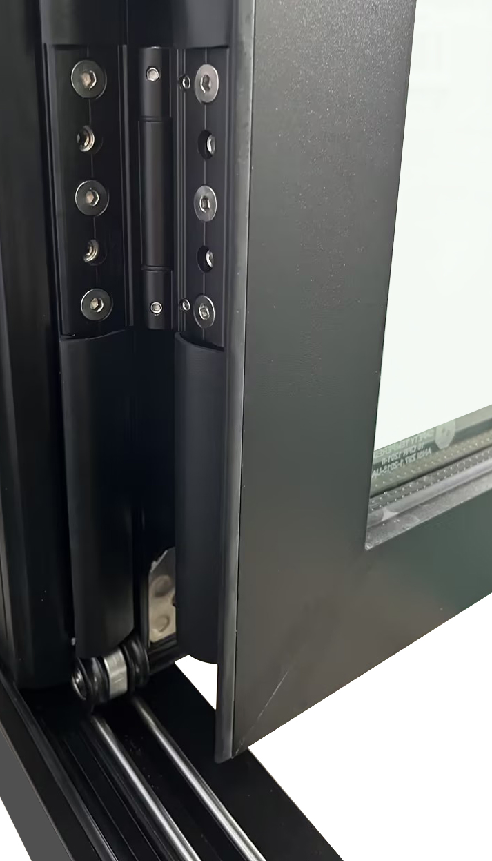 Hot Sale Bifold Door Exterior Aluminum Patio Door Double Glazed Glass Folding Sliding Doors