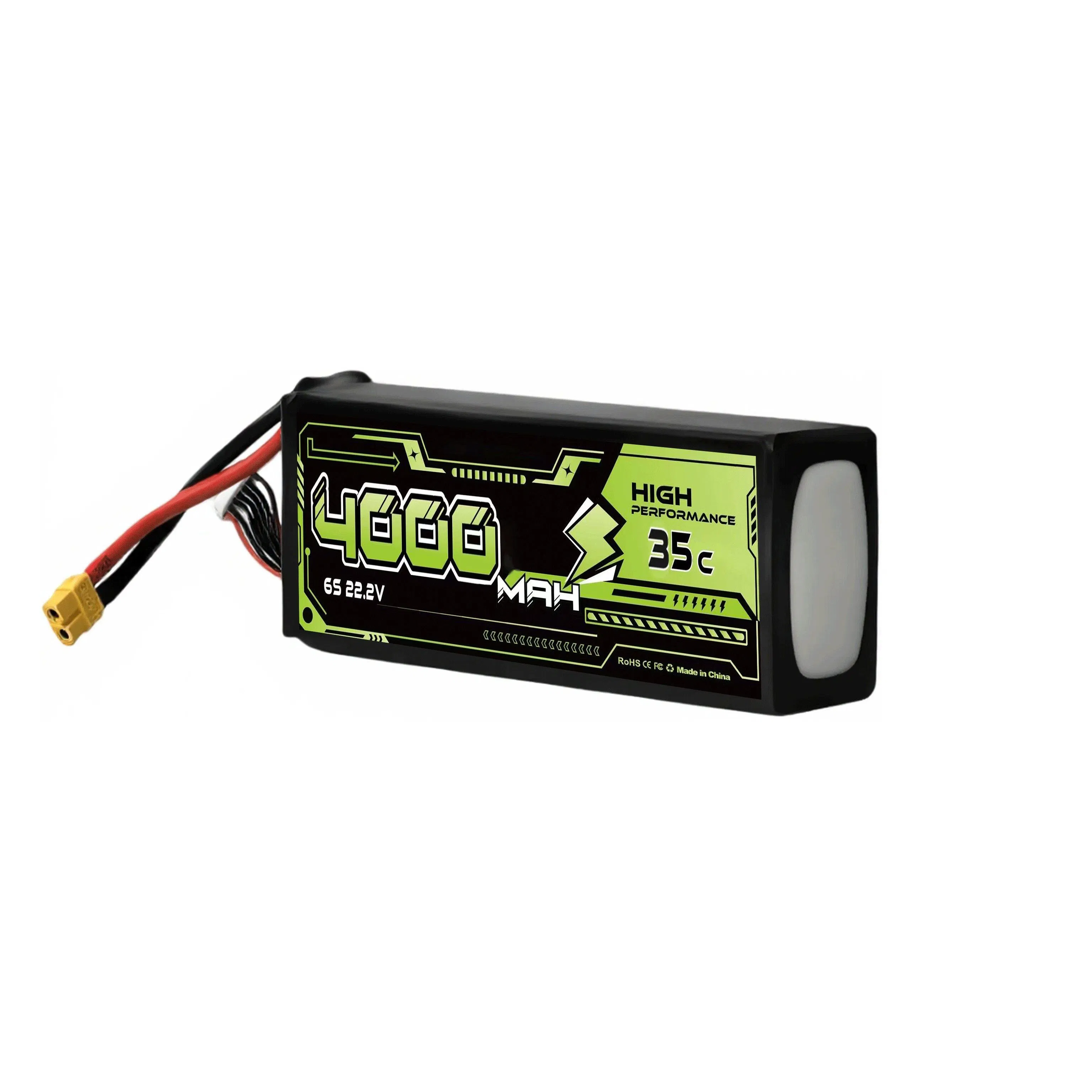 4400mAh 45c Temperature-Resistant RC Drone Lipo High Discharge Rate Short-Circuit Protection Fpv Battery