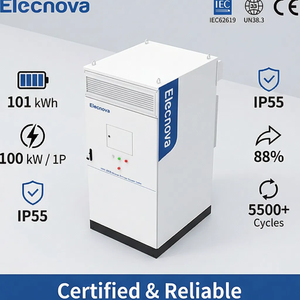 Eco-E101wx Ess Battery with 101kwh Capacity for Commercial &amp; Industrial Backup Power