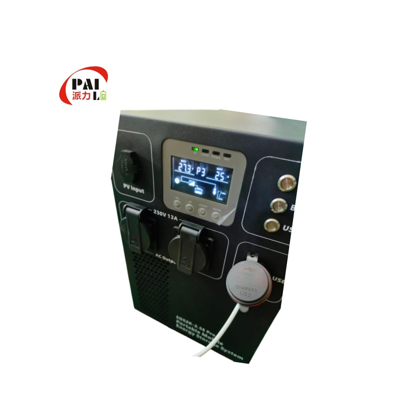 2.56kwh All-in-One Solar Power Station with 1kw Pure Sine Wave Inverter 48V LiFePO4 Battery MPPT Solar Charger Portable Home Backup Power for off-Grid &amp; out