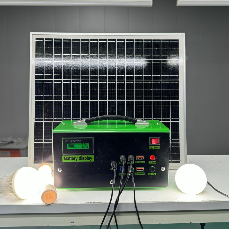 Outdoor Waterproof Mobile Energy Storage Lithium Battery 220V Fast Charging Portable Solar Panel Power System