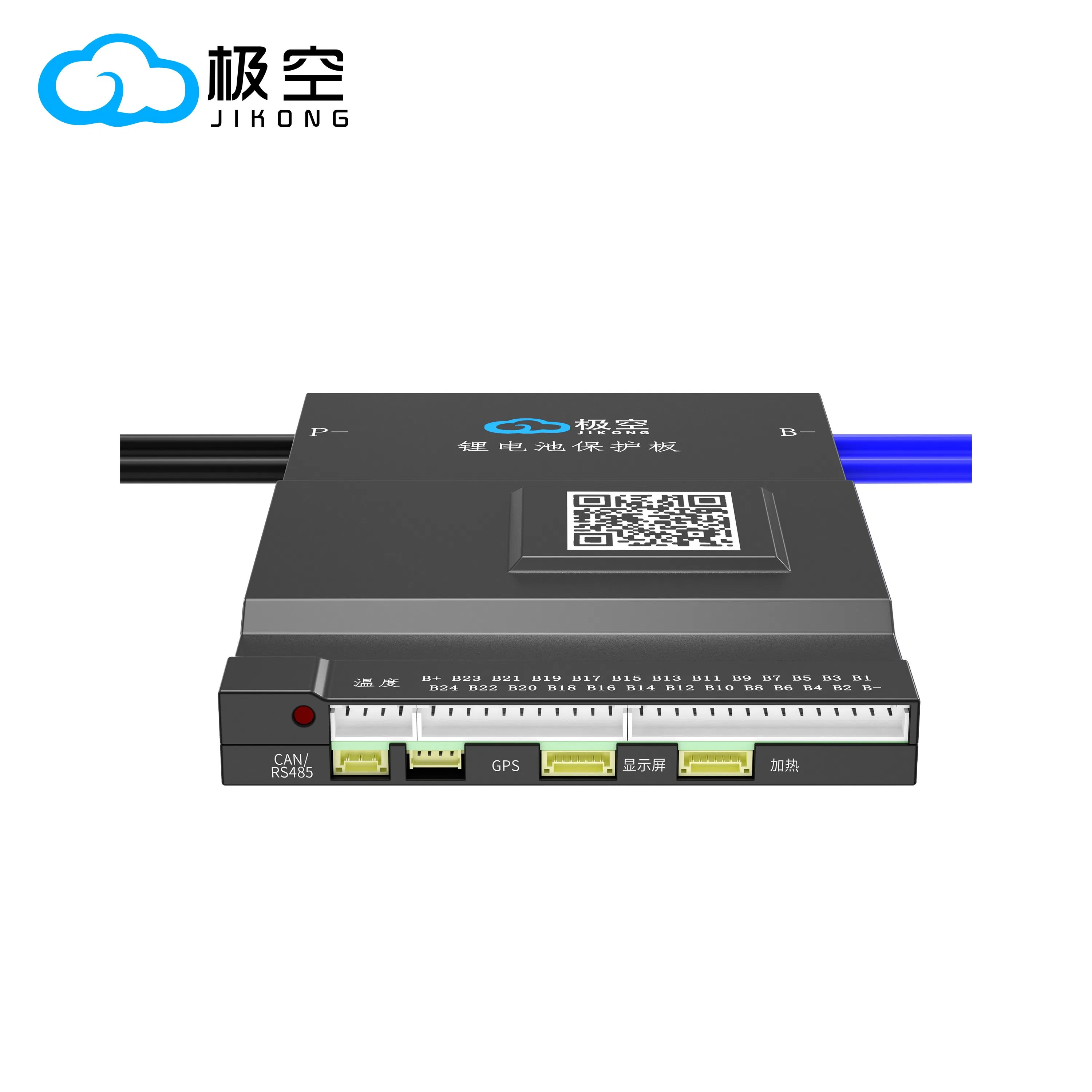 Jikong Smart BMS 8s 16s 24s 100A 200A Li-ion LiFePO4 Lto BMS 18650 Batteries BMS Smart Battery Management System UPS