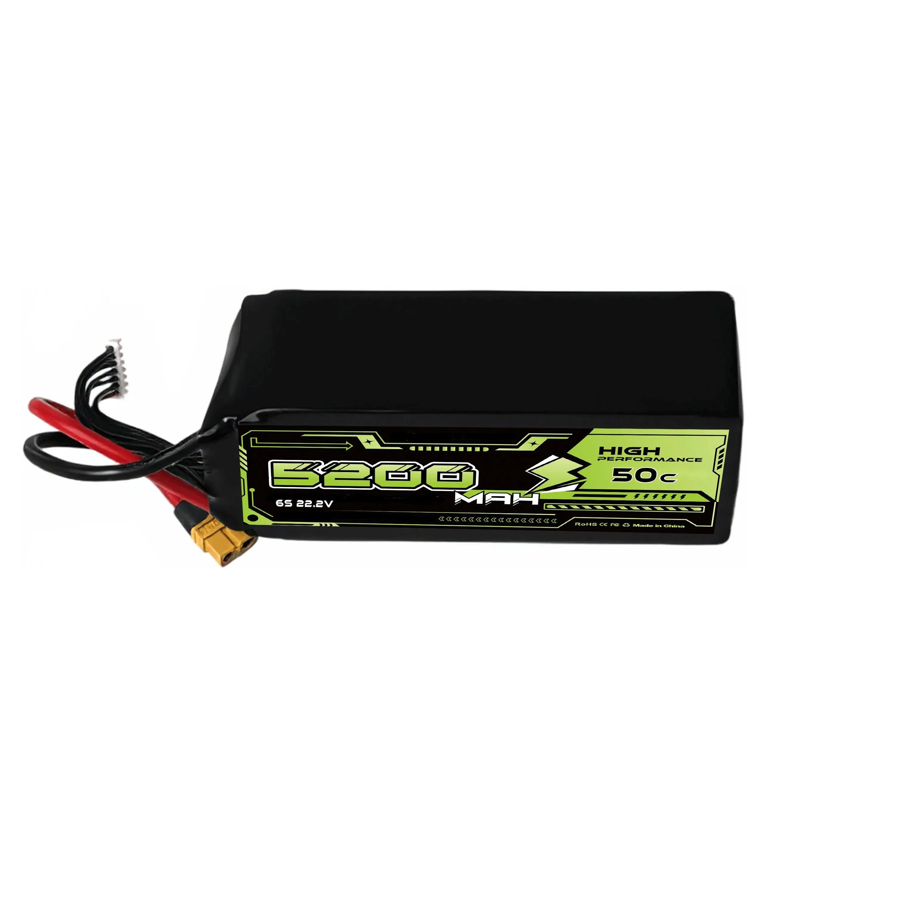 Drone 45c-5700mAh Temperature-Resistant Fpv Racing High Discharge Rate Lipo Battery