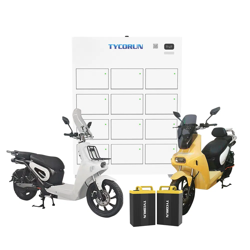 Tycorun Battery System Station Solar Power Swapping for Brazil E-Motorcycle and E-Tricycle