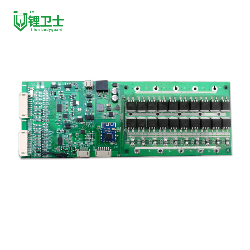 Lws Smart BMS 4s-16s 50A 100A LiFePO4 with Can RS232 &amp; RS485 Bluetooth BMS LCD Screen Li Ion Battery Management System