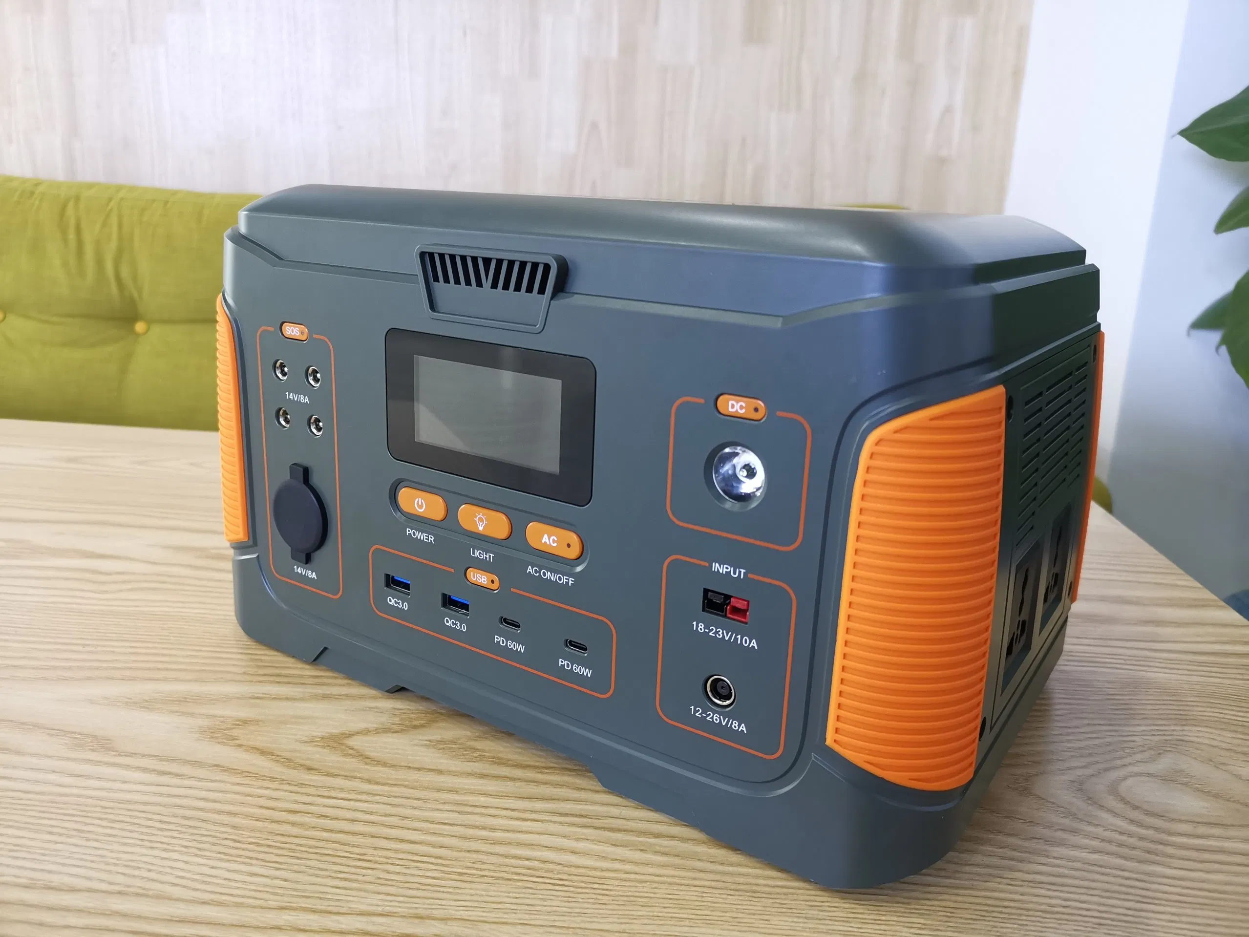 110V 220V AC/DC LiFePO4 Battery Pack Portable Power Station for Outdoor