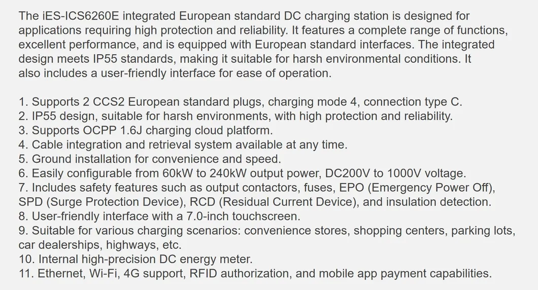 DC EV Charger Connector