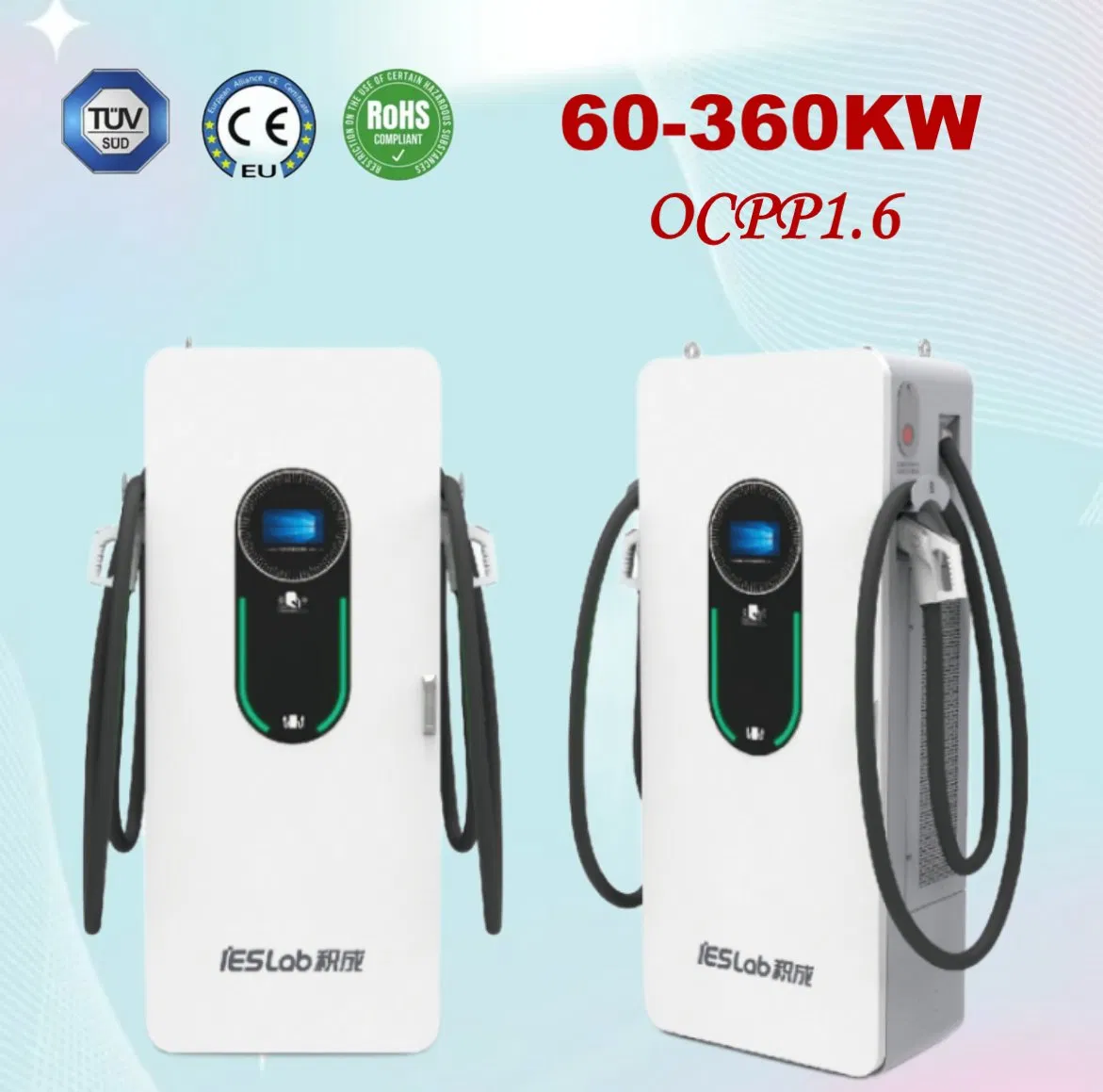 60kw 80kw 120kw 240kw 360kw Ocpp CE with CCS2 Gbt Multiple Charging Cables Fast DC Electric Vehicle Car Battery EV Charger Charging Solution