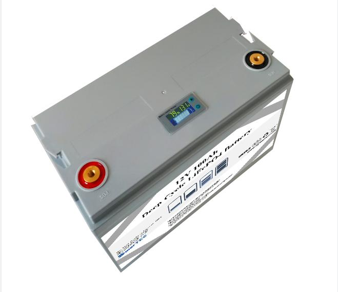 12V 100ah Lithium Iron Phosphate Battery Pack for Solar System RV Electric Car Scooter Motorcycle Boat