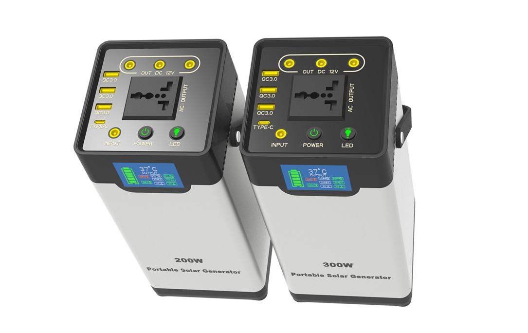 Solar UPS Portable Power Station Multi-Function Energy Storage 300W Lithium Battery