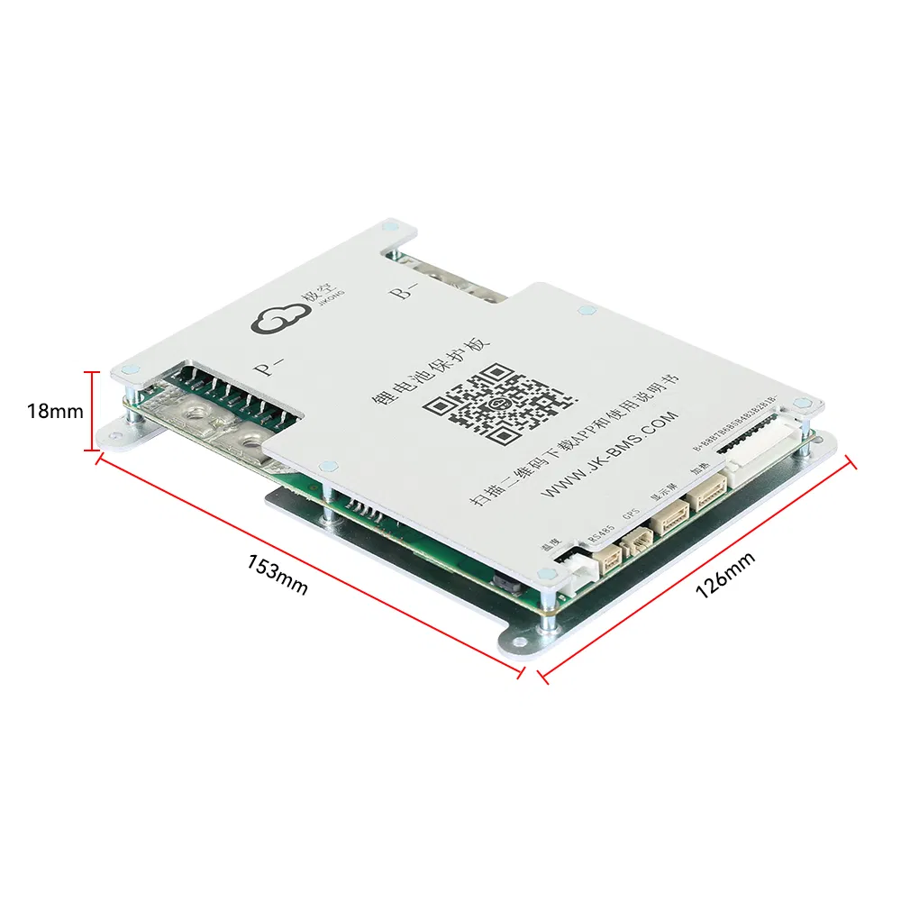 Jikong Jkbms Bd6a17s8p Battery Management System (BMS) for 8s16s 20s Li-ion LiFePO4 Batteries Metal Core PCB Board