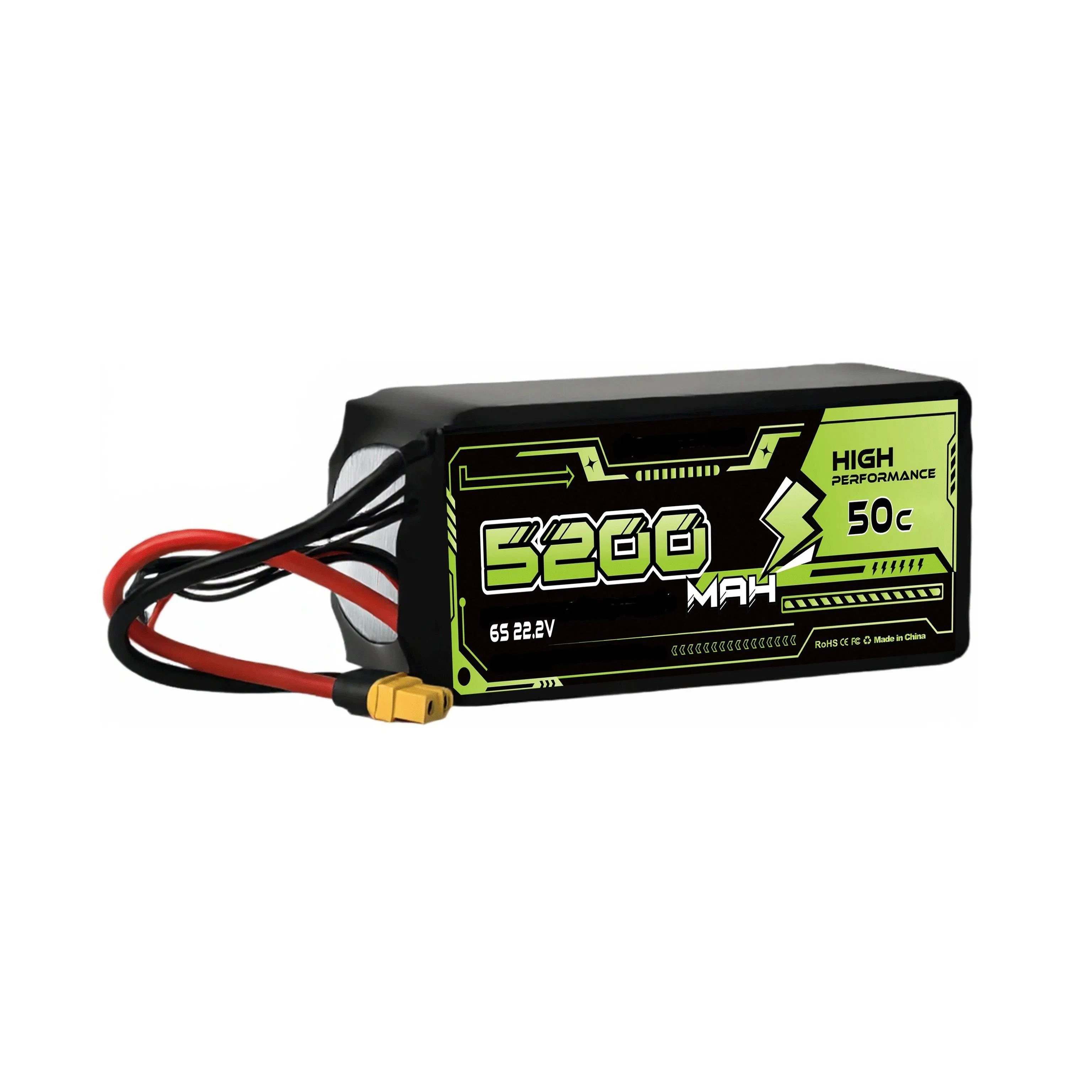 Drone 25c-5000mAh Temperature-Resistant Fpv Racing High Discharge Rate Lipo Battery